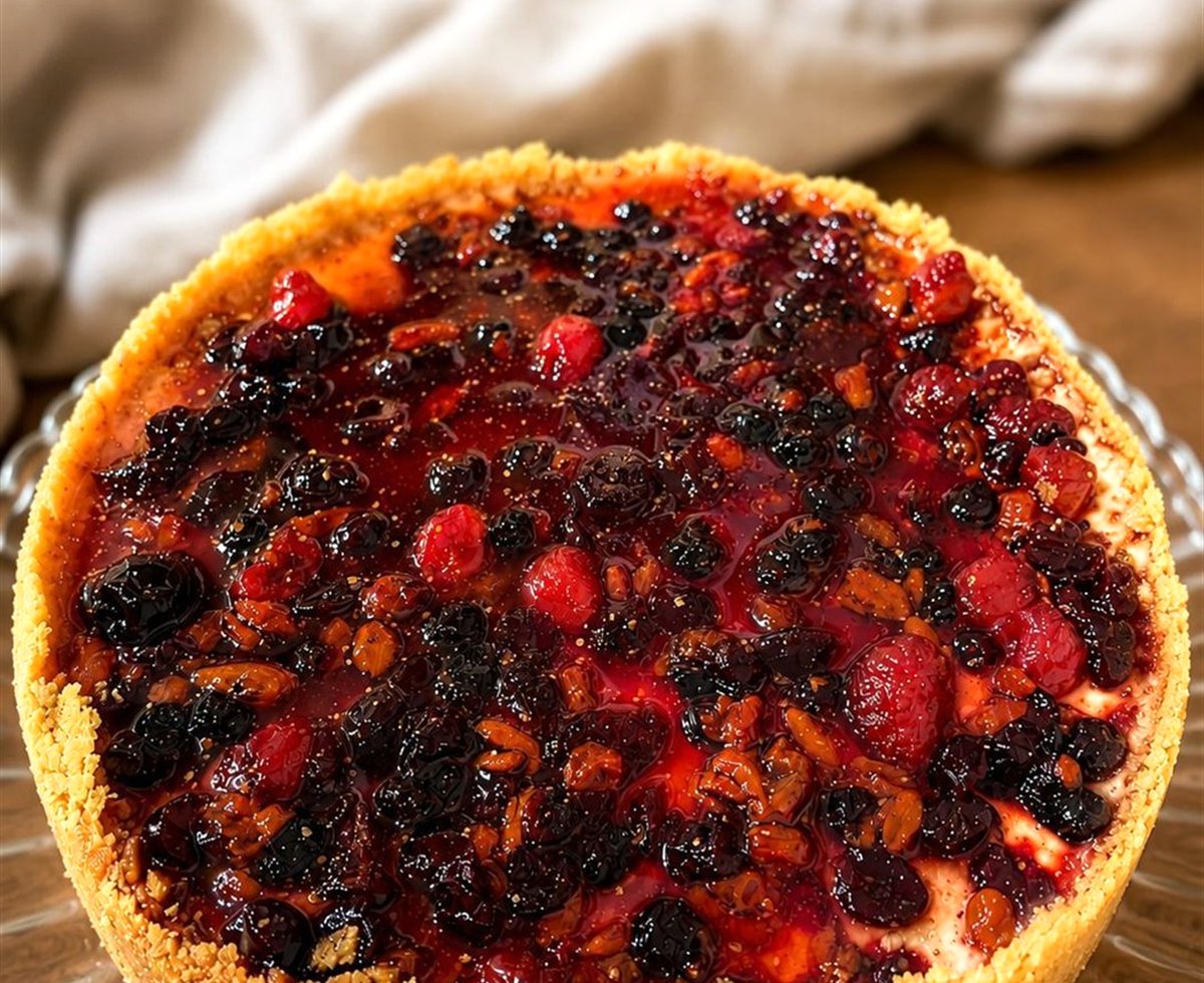 Torta artesanal de frutas vermelhas e doces feitos sob encomenda com qualidade premium
